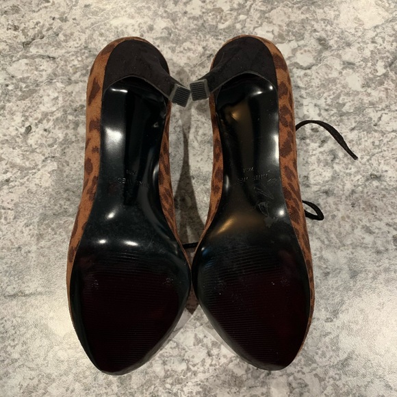 Nine West Stiletto Heel Leopard Print Sasafraso. - Picture 6 of 6